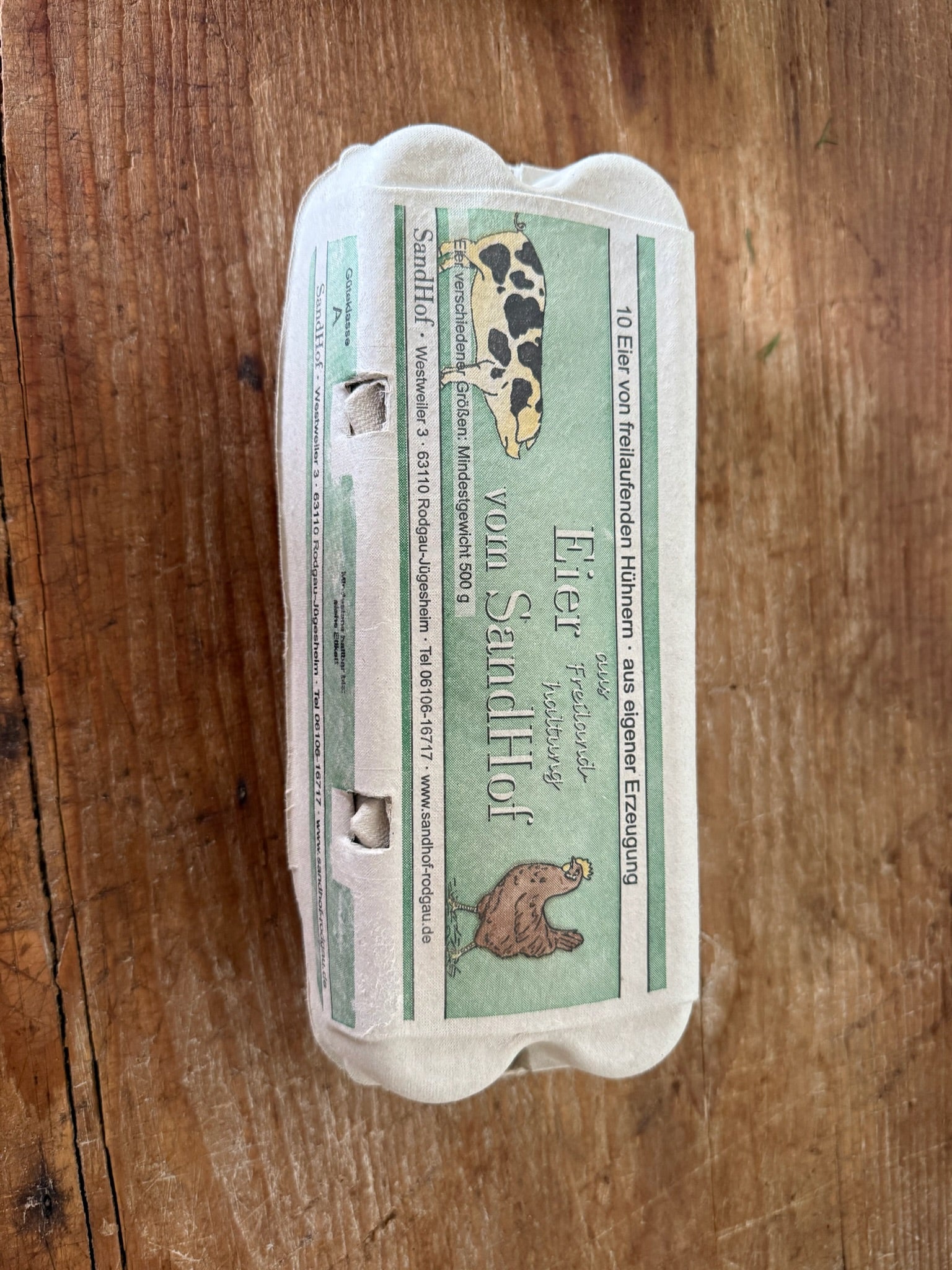 Frische Freilandeier vom Sandhof