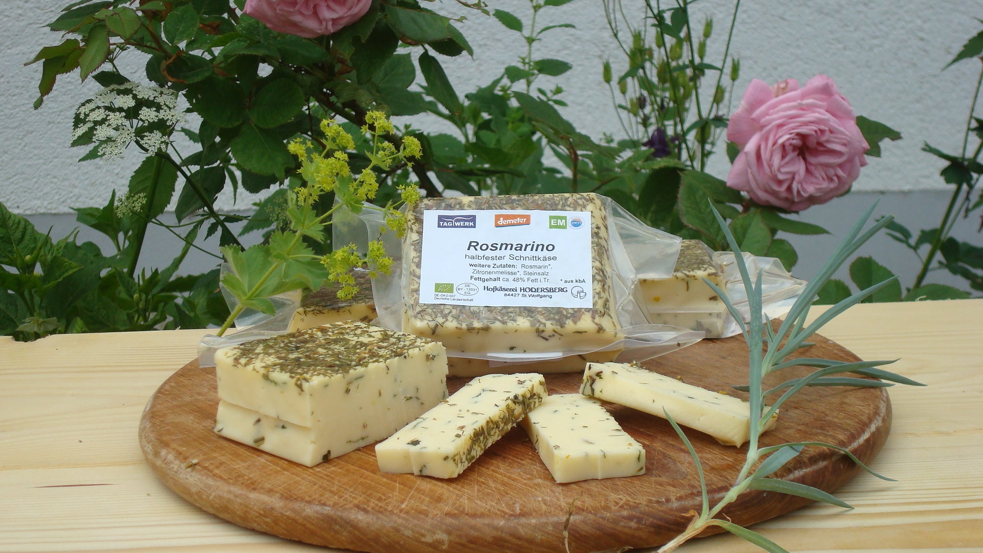 Rosmariono-Schnittkäse